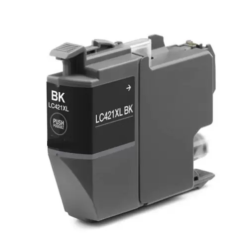 Tinteiro Compatível Brother LC421XL Preto – 500 Páginas | DCP-J1050DW DCP-J1140DW MFC-J1010DW