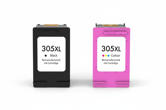 Tinteiros remanufaturados compatíveis HP 305XL Preto e Tricolor