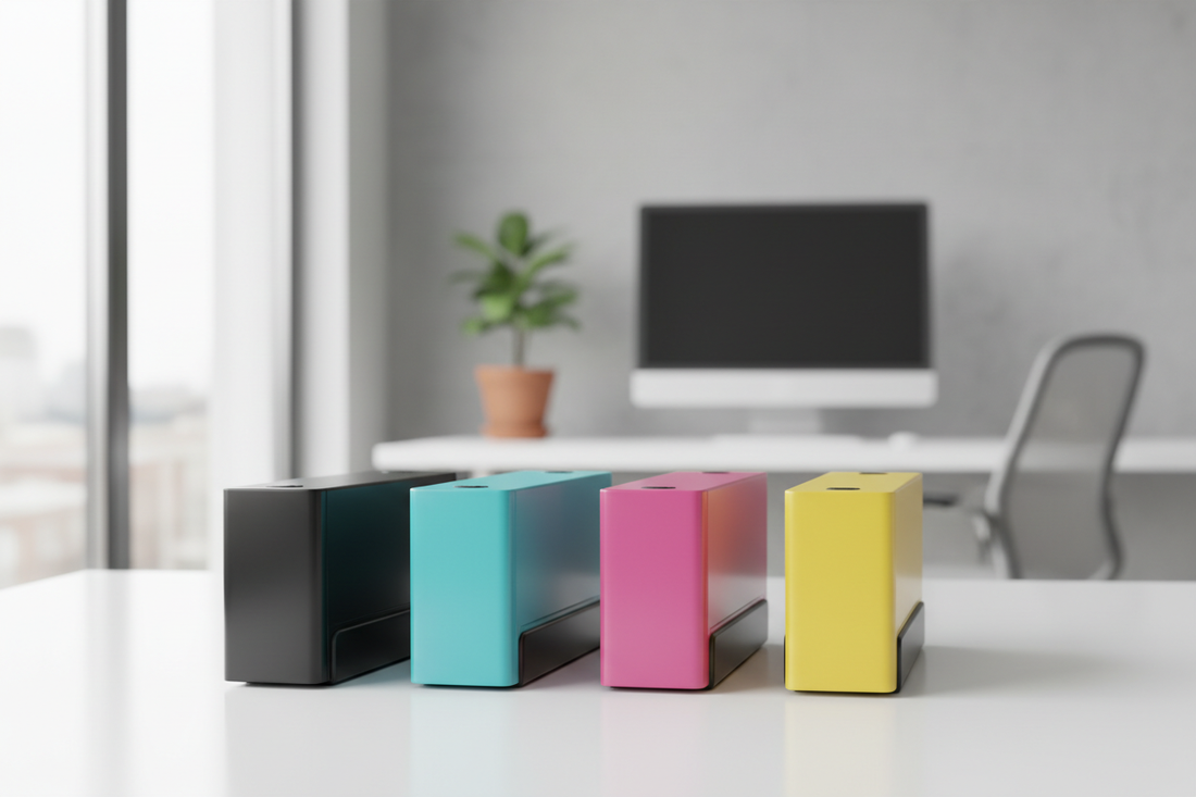 Toners compatíveis OKI CMYK — Preto, Ciano, Magenta e Amarelo para impressoras OKI C310 C510 B432 B512