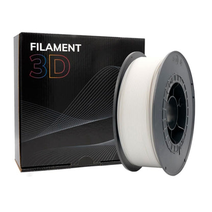 Filamento 3D PLA 1,75mm 1kg - Biodegradável Fabricado na Europa - Branco