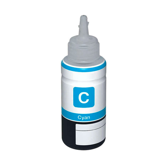 Garrafa de Tinta Compatível Epson EcoTank Ciano 70ml | Série 102/103/104/106/107