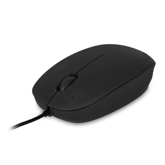 Rato Óptico USB 1000dpi Ambidestro Preto NGS Flame