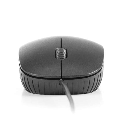 Rato Óptico USB 1000dpi Ambidestro Preto NGS Flame