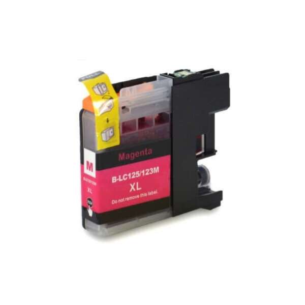 Tinteiro Compatível Brother LC125XL Magenta 16,6ml | Alta Qualidade
