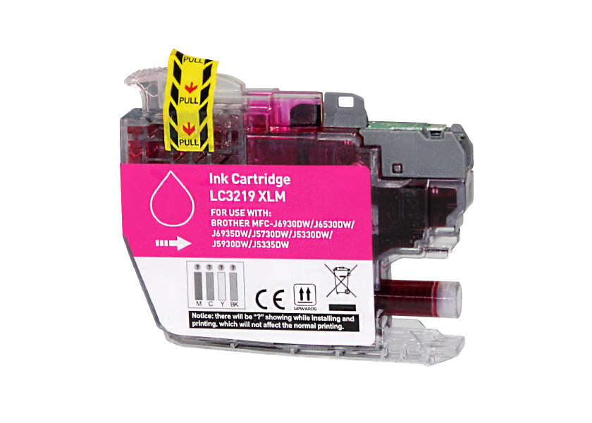 Tinteiro Compatível Brother LC3219XL Magenta 18ml | Alta Qualidade