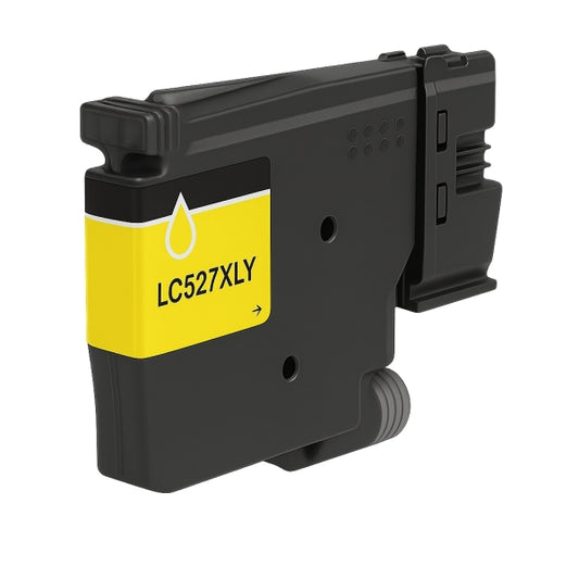 Tinteiro Compatível Brother LC527XL Amarelo | Tinta Pigmentada 2000 Páginas