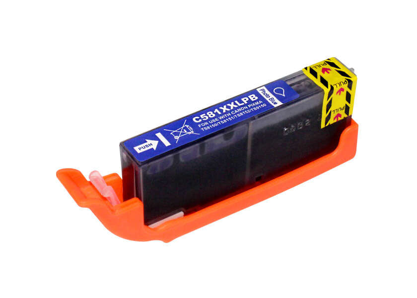 Tinteiro Compatível Canon CLI-581XXL Blau Photo | 9.140 Páginas | Pixma TS 8150 / TS 9150