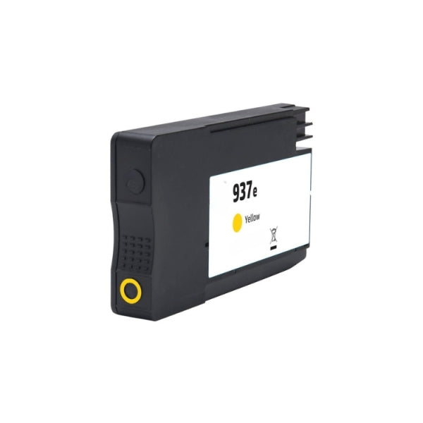 Tinteiro Compatível HP 937e XL Amarelo – Tinta Pigmentada | Substitui 4S6W8NE / 4S6W4NE