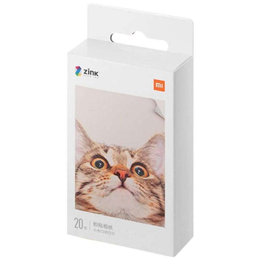 Xiaomi Papel Fotográfico 2x3" para Mi Portable Photo Printer | 20 Folhas | Dupla Camada
