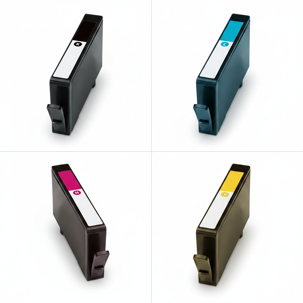 Pack 4 Tinteiros Compatíveis HP 912XL – Preto + Ciano + Magenta + Amarelo | OfficeJet 8010 8022 Pro 8025