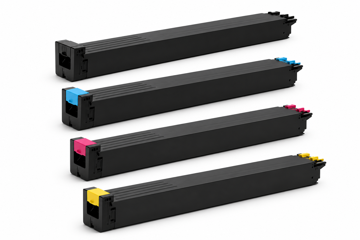 Pack 4 Toners Compatíveis Sharp MX60 MX61 Preto Ciano Magenta Amarelo