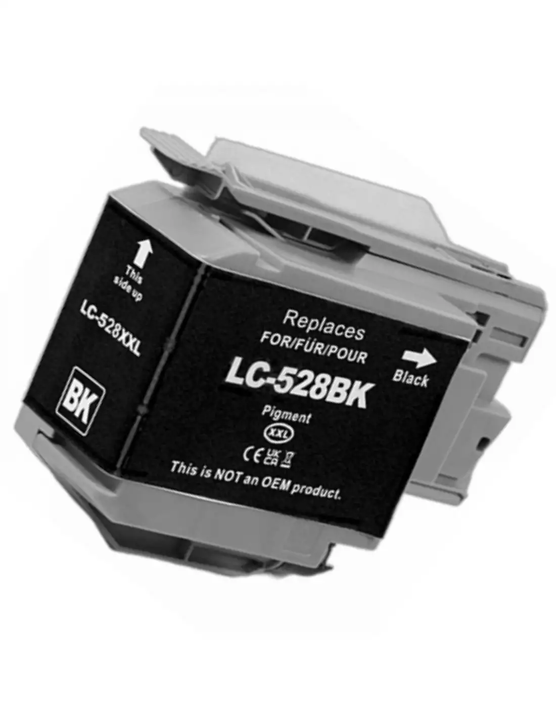 Tinteiro Compatível Brother LC-528BK Preto Pigmentado XXL