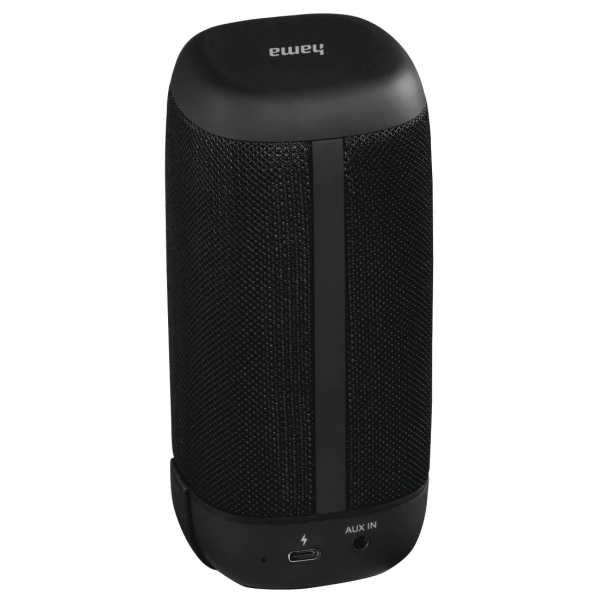 Coluna Bluetooth Hama Tube 4.0 | 3.5W | 12h | USB-C | Bluetooth 5.3 | 10m