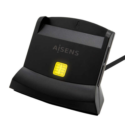 Leitor de Cartão de Cidadão e Cartões de Memória Aisens USB-C