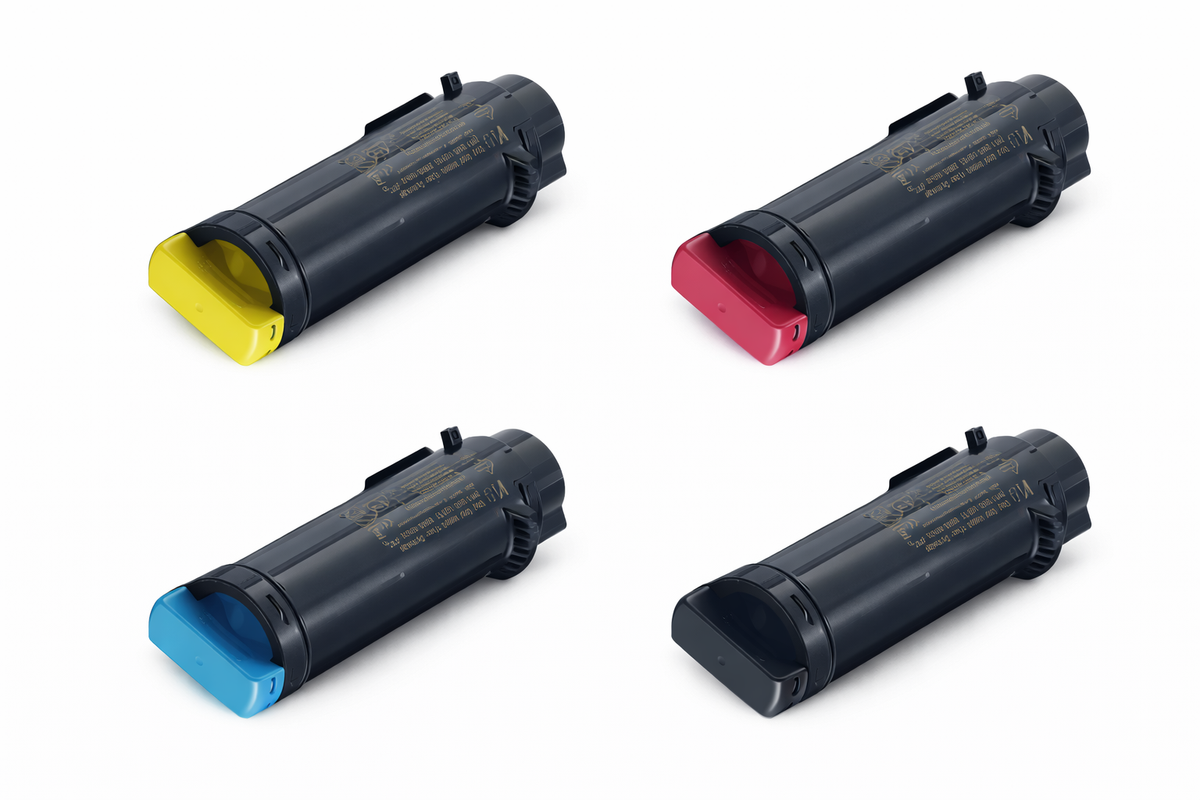 Pack 4 Toners Compatíveis Xerox Phaser 6510 / WorkCentre 6515 — Preto + Ciano + Magenta + Amarelo