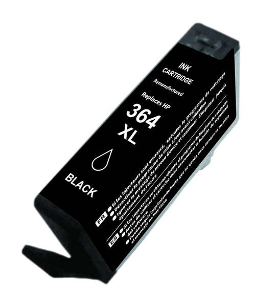 Cartucho de tinteiro preto compatível HP 364XL