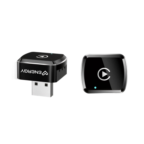 Adaptador Sem Fios CarPlay e Android Auto Energy Sistem Dual CarConnect | WiFi | USB-A + USB-C | Preto