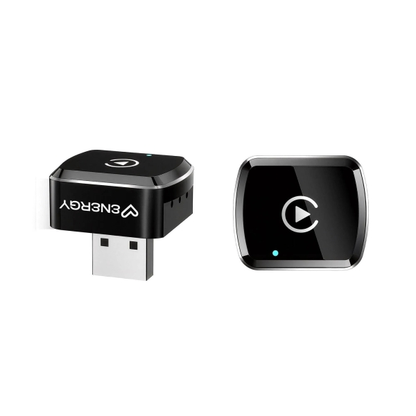 Adaptador Sem Fios CarPlay e Android Auto Energy Sistem Dual CarConnect | WiFi | USB-A + USB-C | Preto