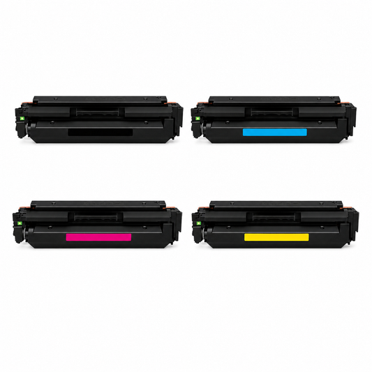 Pack 4 toners genéricos Canon T09 CMYK — Preto, Ciano, Magenta e Amarelo