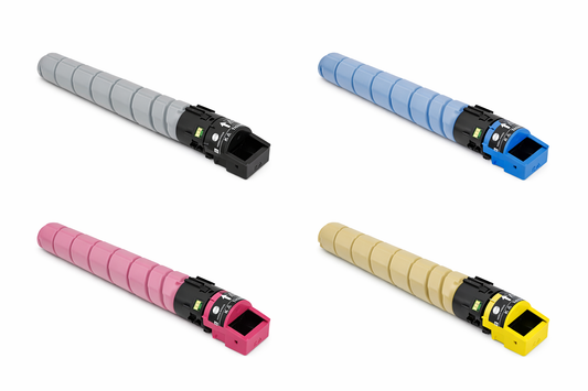 Pack 4 Toners Compatíveis Konica Minolta TN328 (Preto + Ciano + Magenta + Amarelo) | Bizhub C250i C300i C360i C361i C7130i