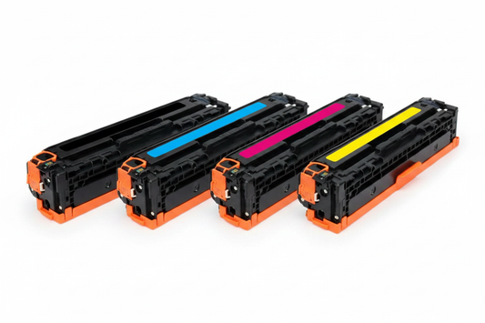 Pack 4 Toners Compatíveis Canon 045H/054H – Preto + Ciano + Magenta + Amarelo