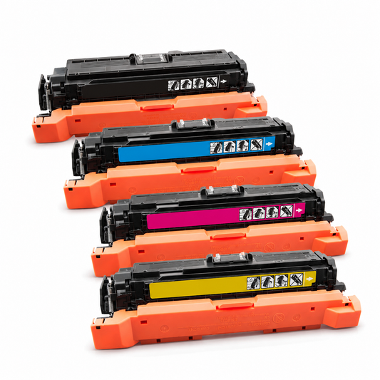 Pack 4 Toners Compatíveis Canon T10/T10L — Preto + Ciano + Magenta + Amarelo