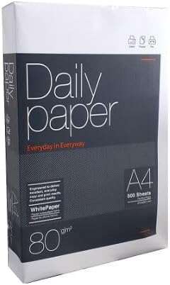 Daily Paper – Papel A4 80gr Branco 500 Folhas | 210x297mm